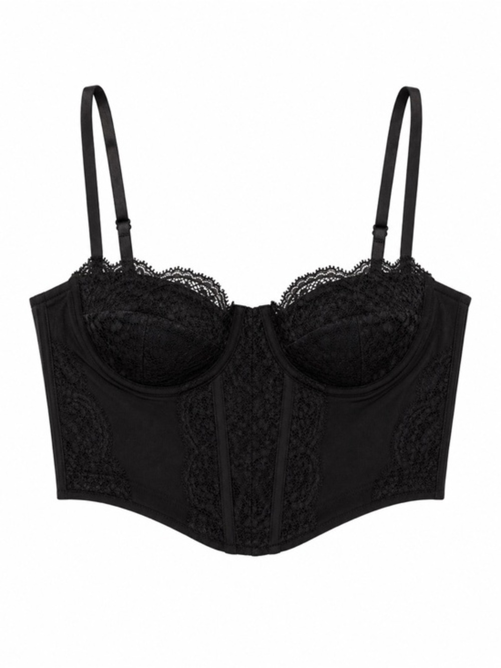 Black Urban Outfitters Cropped Corset